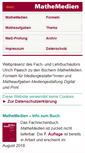 Mobile Screenshot of mathemedien.de